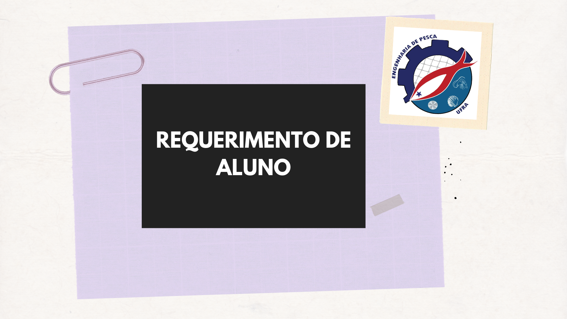 Requerimento de aluno